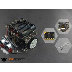 [ชุดพร้อมใช้] micro:Maqueen Plus V2 (Ni MH Rechargeable Battery) with HUSKYLENS and micro:bit V2 (บอร์ด micro:bit V2 + กล้อง AI Husky + แผนที่ + Ultrasonic Sensor) - แท้จาก DFRobot