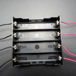 Battery Box รางถ่าน 18650 จำนวน 4 ก้อน แบบแยกอิสระ จ่ายไฟได้ 3.7V ต่อก้อน