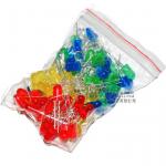 5mm LED Pack (white, red, green, blue, yellow) 20 each 100 pcs