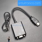 HDMI to VGA Cable with Audio Line