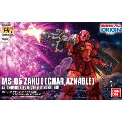 HG 1/144 MS-05 Zaku I (Char Aznable)