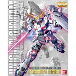 MG 1/100 RX-0 Unicorn Gundam [Red / Green Twin Frame Edition] Titanium Finish