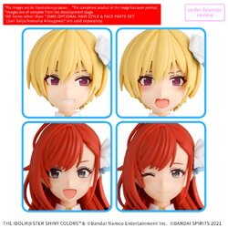 "Pre-Order" 30MS Option Hair Style & Face Parts Set (Juri Saijo/Natsuha Arisugawa)