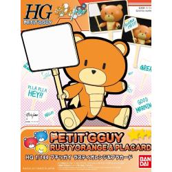 HGPG 1/144 Petit'gguy Rusty Orange & Placard