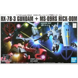 HGUC 1/144 G-3 Gundam VS Char's Rick Dom Set