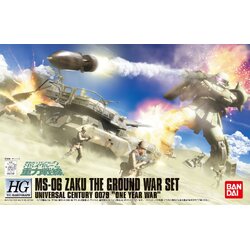 HGUC 1/144 Zaku Ground Attack Set