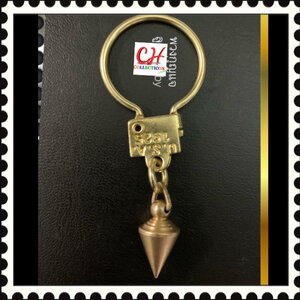 พวงกุญแจ วัสดุทองเหลือง ห่วงวงกลม จี้ลูกดิ่ง ลูกตุ้มจิ๋ว ห้อยกระเป๋า เกี่ยวหูกางเกง แขวนประดับบ้าน