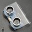 Arduino Mounting Bracket for Ultrasonic Module (HC-SR04) - Transparent