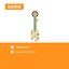 Thin Film Pressure Sensor (FSR) for Arduino/ESP32 + Free XH2.54-3P Cable PCB สีขาว