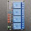 3V 4 Channel Relay Low-Level Trigger Relay Module (with LED - PCB สีดำ มีช่องสกรูให้ยึด)
