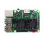 Dual Fan with built-in Dual Heat Sink Base for Raspberry Pi 4B/3B+/3B (แถม Heat Sink เล็กเพิ่มอีก 2 ชิ้น)
