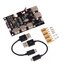 Raspberry Pi UPS 4B 2B 3B Development Board Lithium Battery Expansion Board 5USB Hub Module Power Bank - Black PCB