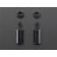 Brass M2.5 Standoffs for Pi HATs - Black Plated - Pack of 2 (Adafruit)