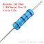 Resistor 330 ohm 1/4W Metal Film 1% จำนวน 1 ชิ้น