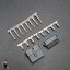 2.54mm 8 Pin Black Plastic Male Female JST-SM Housing Crimp Terminal Connector