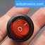 สวิตช์ไฟเปิด/ปิด KCD1 Rocker Switch Round 20mm 6A 250V 3 ขา On/Off - สีแดง สีดำ