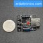 โมดูลแปลงไฟ Step Down 5-20V เป็น 5V แบบ USB กระแสสูงสุด 2A พร้อมกล่อง PCB สีดำ