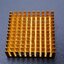Heat Sink ขนาด 40x40x11mm (1 ชิ้น) สีทอง