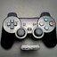 PS2 Wireless JoyStick (PlayStation) สีดำ - แบบไร้สาย แถมถ่าน