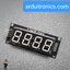 โมดูลแสดงค่าตัวเลข 4 หลัก สีเขียว 7 Segment 4 Digit TM1637 Module Size 0.56" (5643AG Common Cathode) บัดกรีแล้ว