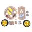 2WD Smart Robot Car Kit Mini Double Layers DIY (พร้อมกล่องใส่แข็งแรง)