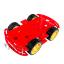 4WD Robot Smart Car - แบบ 2 ชั้น (มีให้เลือกหลายสี) พร้อมล้อและมอเตอร์
