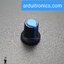 Blue สีนำเงิน หัวจุกหมุนสำหรับตัวต้านทานปรับค่าได้ WH148 Plastic Knob Potentiometer Size 15X17mm