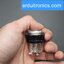 ปุ่มกดตู้เกม สวิตช์กดติดปล่อยดับขนาด 33mm พร้อมไฟ LED สีขาว