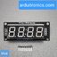 โมดูลแสดงค่าตัวเลข 4 หลัก สีน้ำเงิน 7 Segment 4 Digit TM1637 Module Size 0.56" (5643BB Common Anode)