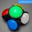 ปุ่มกดตู้เกม สวิตช์กดติดปล่อยดับขนาดใหญ่ 60mm พร้อมไฟ LED สีฟ้า/น้ำเงิน