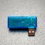 LED USB Mobile Power Charging Current Voltage Tester ยูเอสบีวัดแรงดันไฟฟ้า สีฟ้า