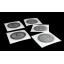 บัตร RFID แบบสติ๊กเกอร์ 25mm ด้านหลังมีกาว 3M (RFID Card แบบ UID เปลี่ยนได้ ใช้กับเครื่อง Copy Clone ได้) 13.56MHz ISO14443A F08 Chip 1K จำนวน 10 ใบ