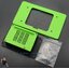 3D Printed Screen Case (Green) for Raspberry Pi Official 7 inch LCD Touchscreen