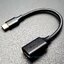 สาย OTG Type-C USB 2 คุณภาพสูง (สายกลม สีดำ ยาว 15 cm)