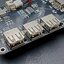 Raspberry Pi UPS 4B 2B 3B Development Board Lithium Battery Expansion Board 5USB Hub Module Power Bank - Black PCB