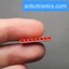[Red] 1x8 Pin Single Row Female Header 2.54mm Pitch Straight Pin Square (จำนวน 1 ชิ้น)