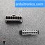 2.54mm 7 Pin Black Plastic Male Female JST-SM Housing Crimp Terminal Connector