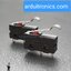 Double Micro Switch ไมโครสวิตช์แบบปลายโค้ง (ก้านยาว 2cm) Limit Switch MicroSwitch (แพคคู่ 2 ชิ้น)