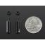 Brass M2.5 Standoffs 16mm tall - Black Plated - Pack of 2 (Adafruit)