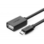 สาย OTG Micro USB 2 คุณภาพสูง (สายกลม สีดำ ยาว 15 cm)