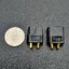 ขั้วต่อแบตเตอรี่ XT60 ปลั๊ก RC ตัวผู้-ตัวเมีย(ขายเป็นคู่), XT60 Male Female Bullet Connector Plug สีดำ