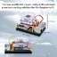 52Pi Low-Profile Ice Tower Cooling Fan RGB LED Light for Raspberry Pi 5
