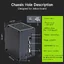 Jetson MINI CUBE NANO Case support Jetson NANO/Orin NANO/Orin NX/Xavier NX/TX2 NX