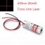 Adjustable Laser Tube 650nm 20mW - CrossLine Laser (แสงตกบนฉากเป็นเส้นกากบาทปรับความหนาเส้นได้)