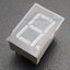 0.56 inch Seven Segment 1 Digit Blue (Common Cathode) 12.7 x 19.1 x 8.1mm - 5161AB