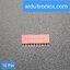 [Red] 1x10 Pin Single Row Female Header 2.54mm Pitch Straight Pin Square (จำนวน 1 ชิ้น)