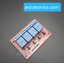 4 Channel Relay (Opto-Isolated) 12V 10A รีเลย์ 4 ช่อง 12V 10A (red PCB) - ยี่ห้อ Keyes