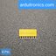 [Yellow] 1x8 Pin Single Row Female Header 2.54mm Pitch Straight Pin Square (จำนวน 1 ชิ้น)