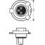 หลอดไฟหน้า HALOGEN H4 100/90W 12V OSRAM OFF-ROAD (Germany)