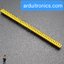 ก้างปลา 2x40P 2.54mm Pin Header Dip Straight Double Row 2X40 Pin สีเหลือง